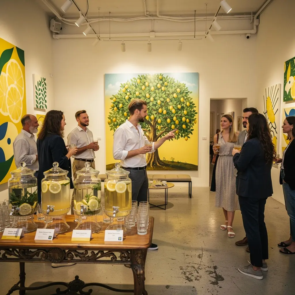 Arbatos ceremonija su citrinų aromatu ir natūraliais ingredientais.
